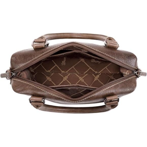Wrangler Doctor Bag Top Handle Purse Hobo Shoulder Barrel Satchel Handbags - Picture 6 of 7